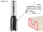 ЗУБР 12x19мм, хвостовик 8мм, фреза пазовая прямая