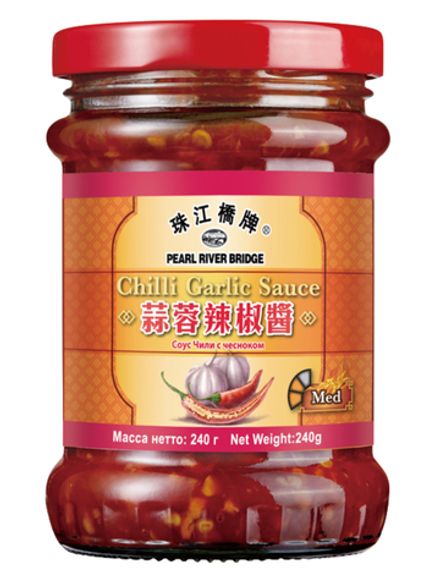 Соус Pearl River Bridge Chili garlic, 240 г
