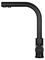 Смеситель для кухни c подключением фильтра WONZON & WOGHAND, Черный матовый (WW-88458005-MB)