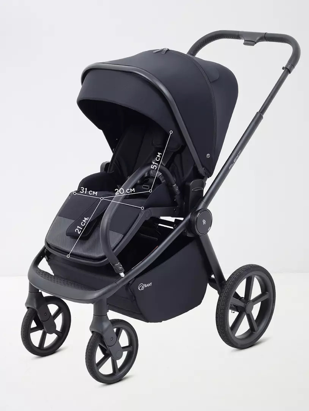 Коляска модульная Rant Flex Soft Therm Black