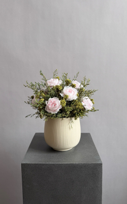 Композиция в кашпо Кермек