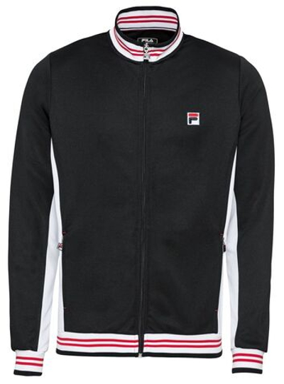 Мужская теннисная кофта Fila Jacket "Ole" Functional M - black/white