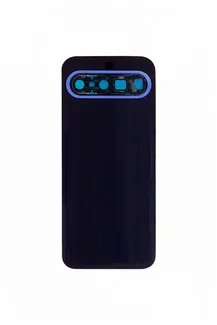 Задняя крышка для Google Pixel 10 синяя (Indigo) со стеклом камеры