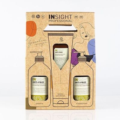 INSIGHT Подарочный набор Anti-Frizz дисциплина пушистых волос