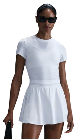 Женская теннисная футболка Nike Court Advantage Dri-Fit Short-Sleeve Tennis