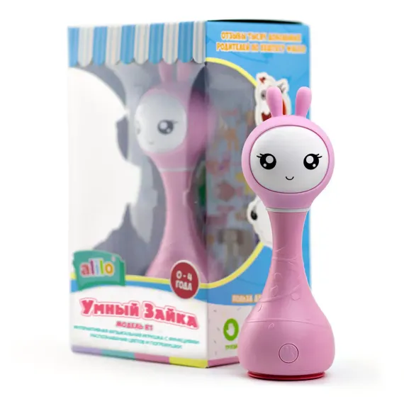 Музыкальная игрушка Alilo Умный зайка Розовый