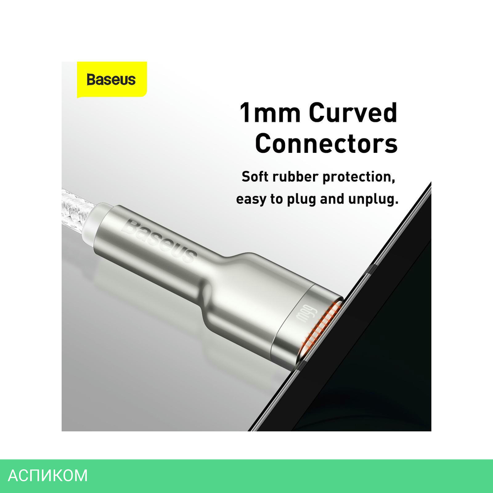 Кабель Baseus Cafule 2m White (CAKF000202)