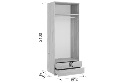 Шкаф двухдверный "Лайк"