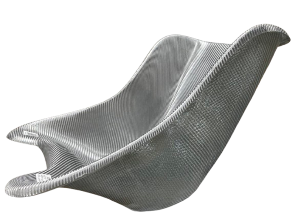 Сиденье IMAF F12 D3 Silver 3, 32.5см