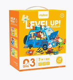 Пазл "Автомобильные в городе" 3 в 1