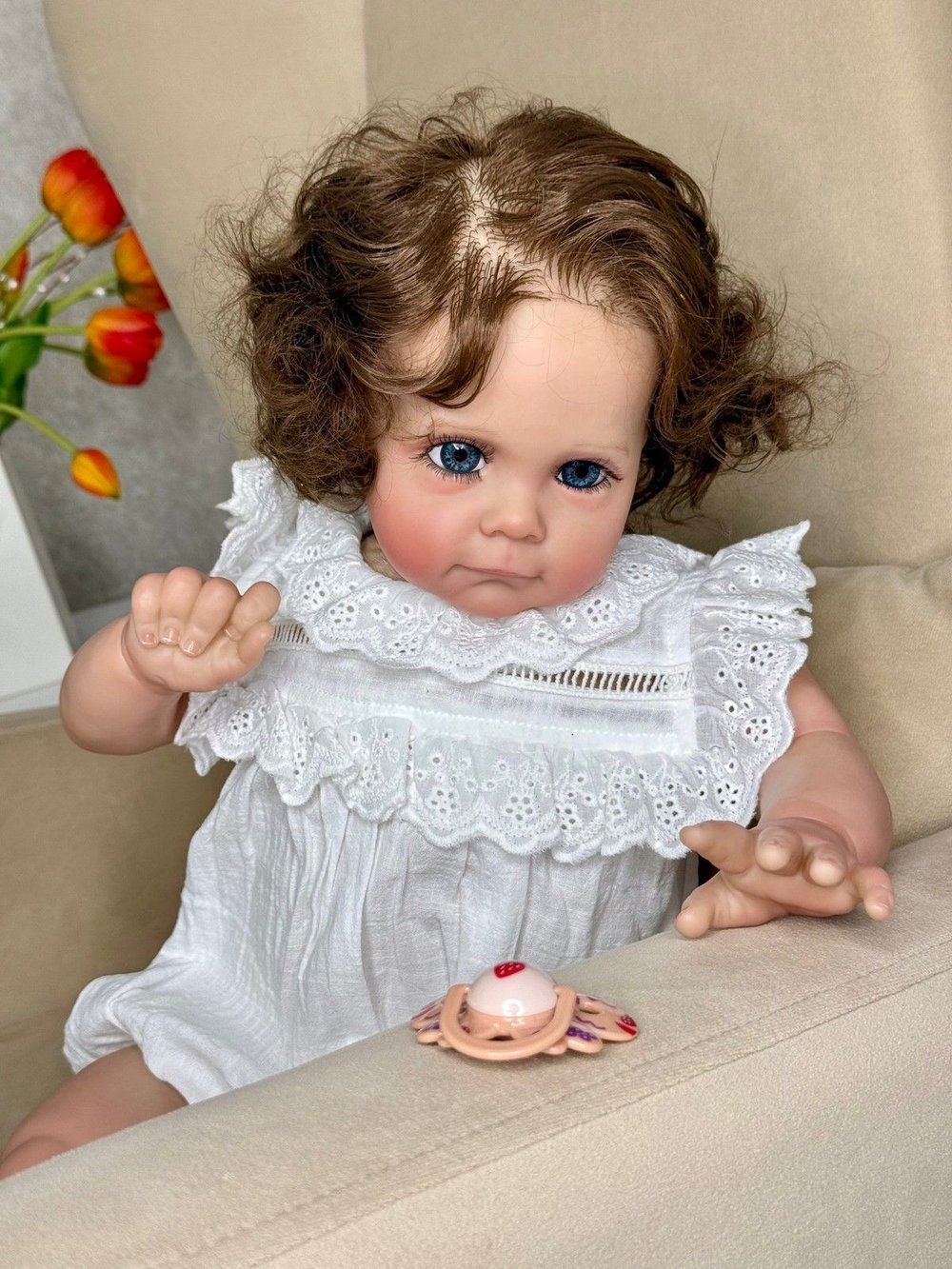 Кукла Реборн мягконабивная 60см (FA-596A1)