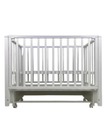 Детская кроватка Sweet Baby с маятником Vittoria Pro серая
