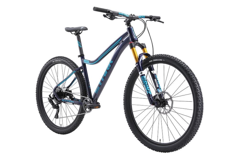 Велосипед 29" Stark'24 Tactic 29.5 HD р.20" темно-синий/темно-бирюзовый