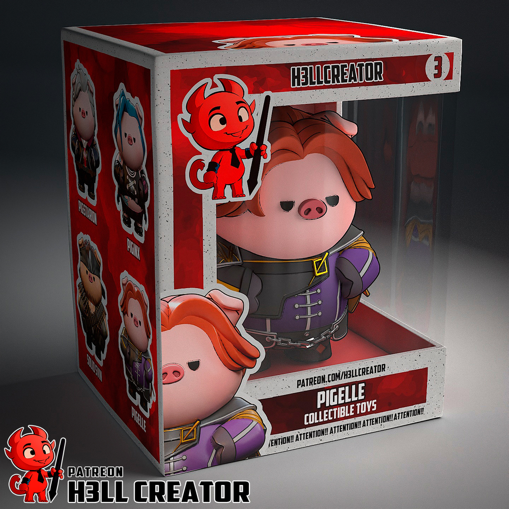 Фигурка Чиби пиг маэль Clair Obscur: Expedition 33