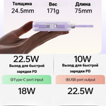 Повербанк (PowerBank) 10000mAh портативный с индикацией заряда P560L