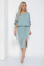 Платье Вэнсдей (мята) П12578-4 LT Collection