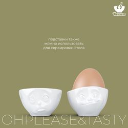 Набор подставок для яиц Oh please & Tasty, белый, 2 шт.