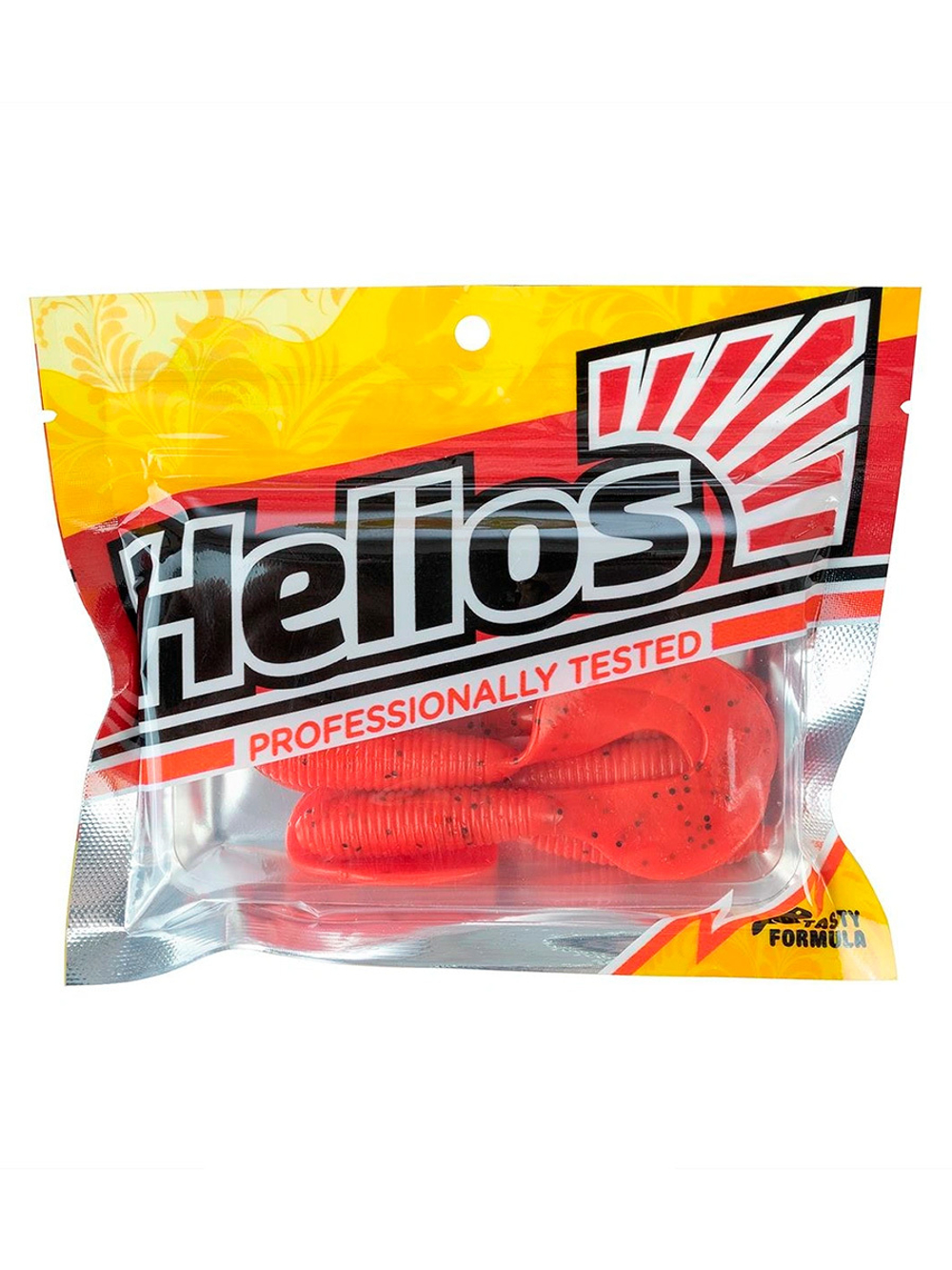 Твистер Helios Credo 3,35"/8,5 см Pepper Red 7шт. (HS-11-030)