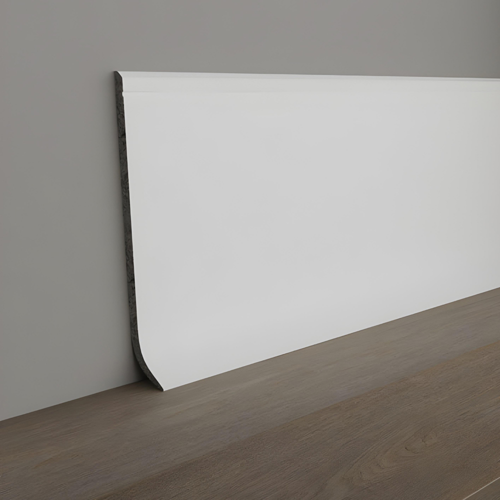 Плинтус напольный DPM Stella Лацио 100 Белый 100х16х2000 мм (упак.30 шт.)