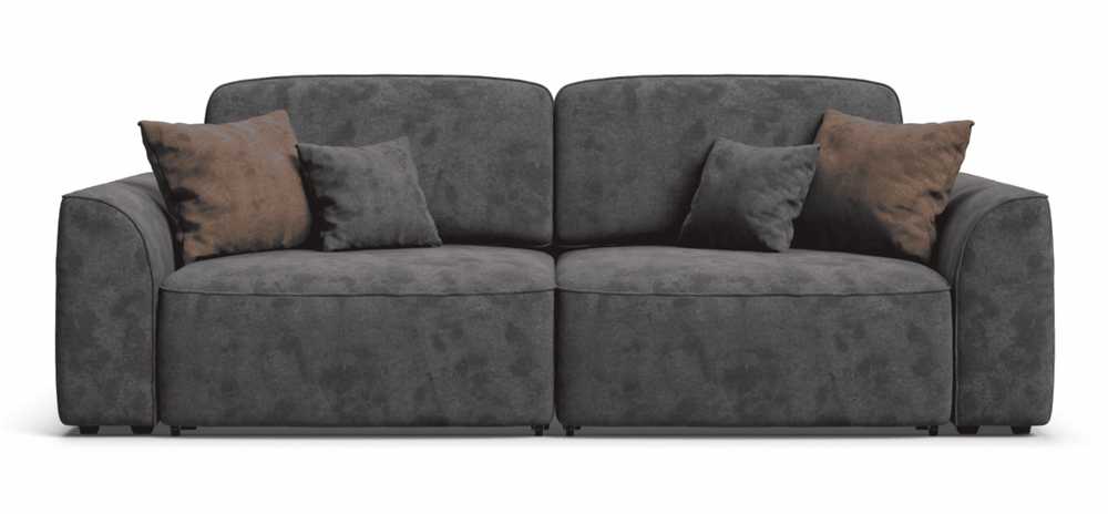 Диван Кинг Велюр Алькантара серый