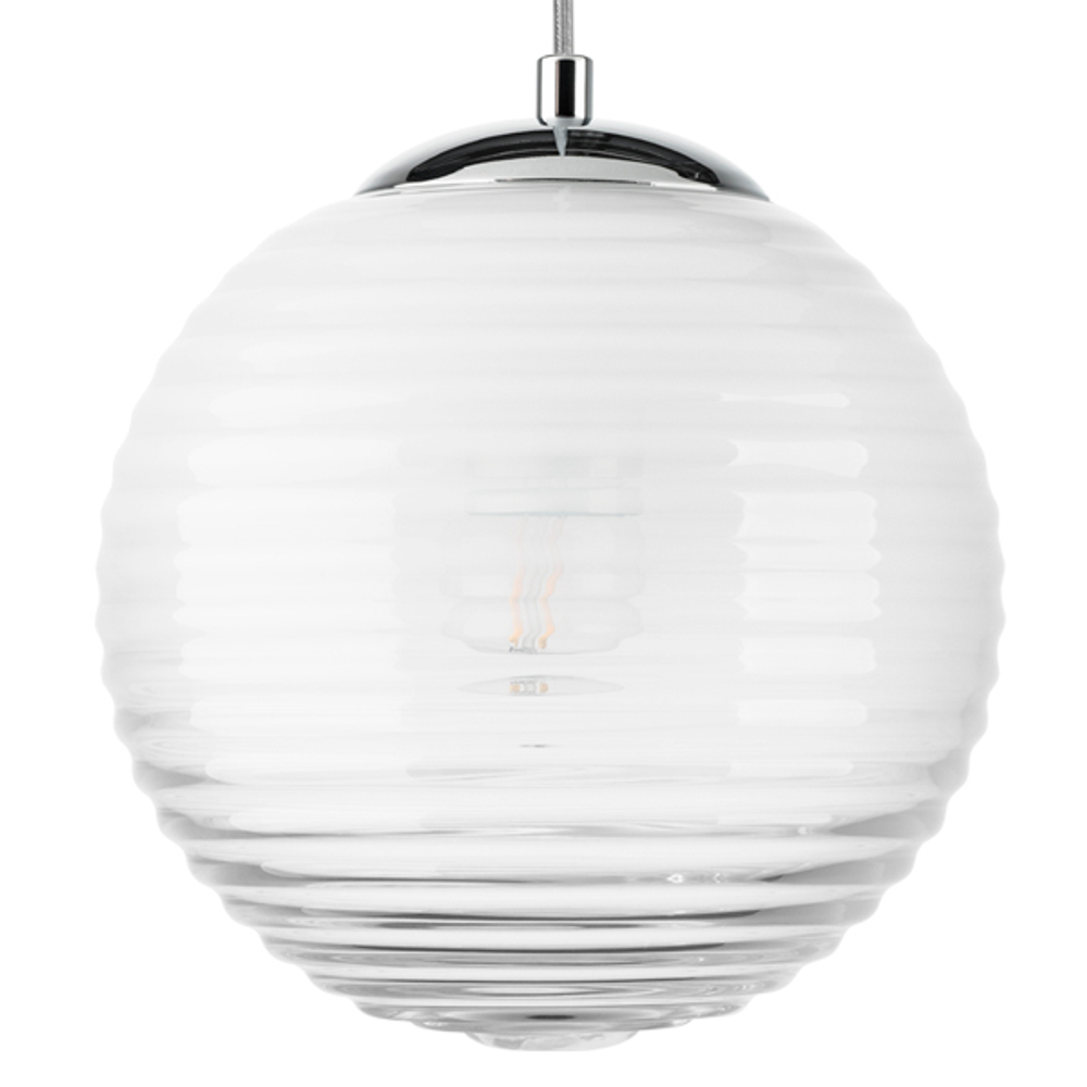 804101 Подвес DISSIMO 1х40W E27 ХРОМ/БЕЛЫЙ