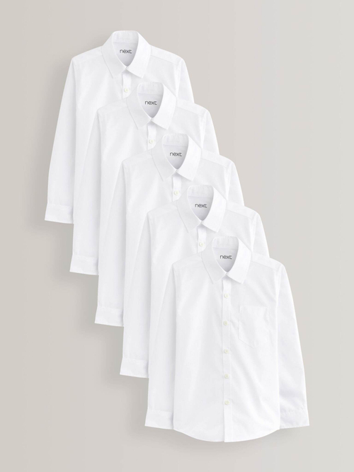 Рубашка школьная для мальчика Next M13-606, 5 шт., Белый