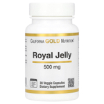 California Gold Nutrition, маточное молочко, 500 мг, 30 растительных капсул