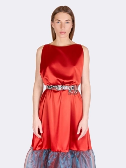 Платье с воланами OLA OLA