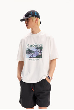 Футболка Nothomme Monterest Restcard белый