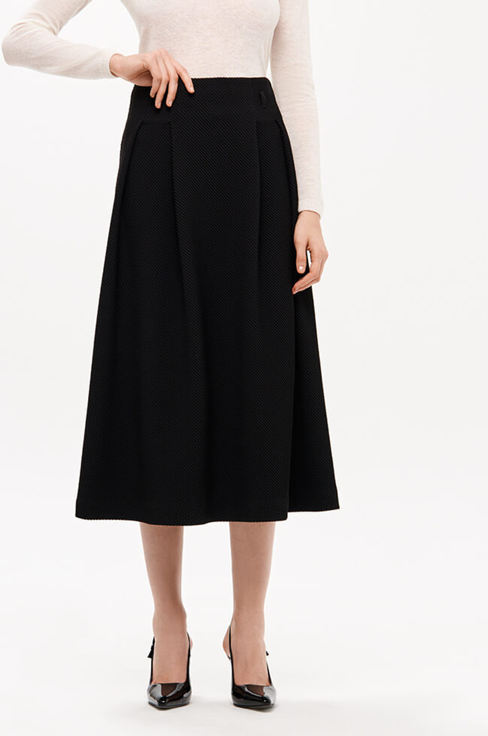 4907 Юбка женская (черный)