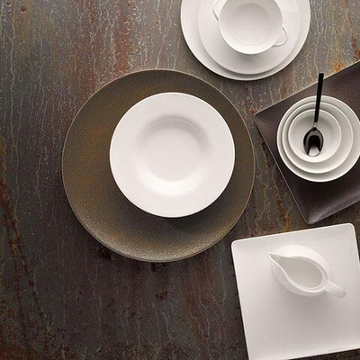 Тарелка глубокая «Пьюрити»;эко-кост. фарф.;300мл;D=240,H=45мм;белый (Цвет: белый)