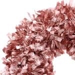 Венок декоративный TINSEL «Изящное сияние» 38 см, Розовое золото