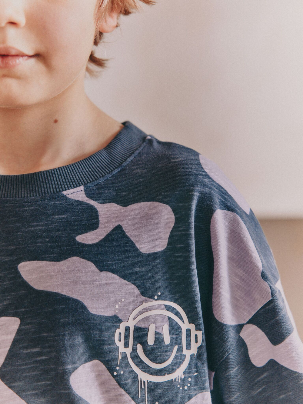 Пижама для мальчика Next AM2-791, 3 шт., Синий, Оранжевый, Серый