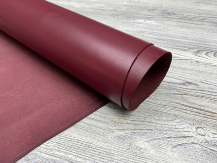 Jasper Ruby Wine (1,1-1,3 мм), цв. Бордовый, натуральная кожа