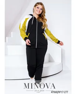 Костюм 17-277-лайм-черный Minova