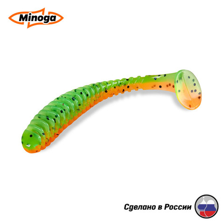 Силиконовая приманка "Minoga" ACTION 4,0"(6шт) 100мм, 3,8 гр, цвет 623