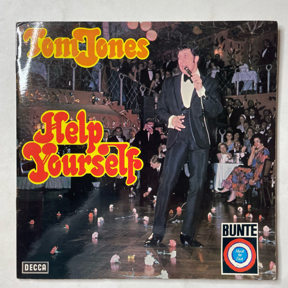 Винтажная виниловая пластинка LP Tom Jones Help Yourself (Germany 1968)