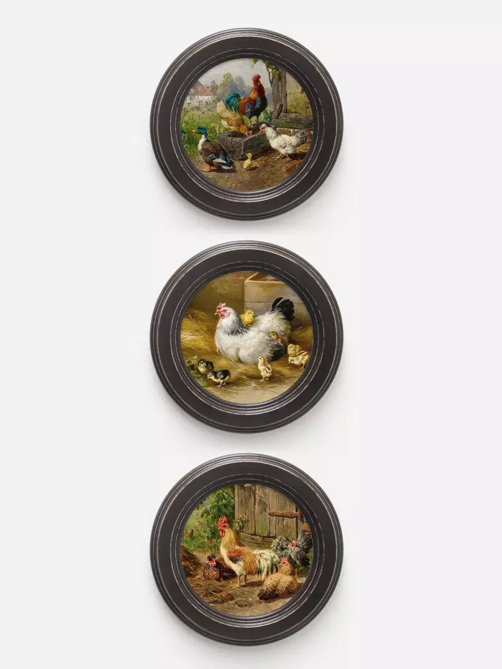 Картины на стену интерьерная на холсте 3 шт 17.5 см