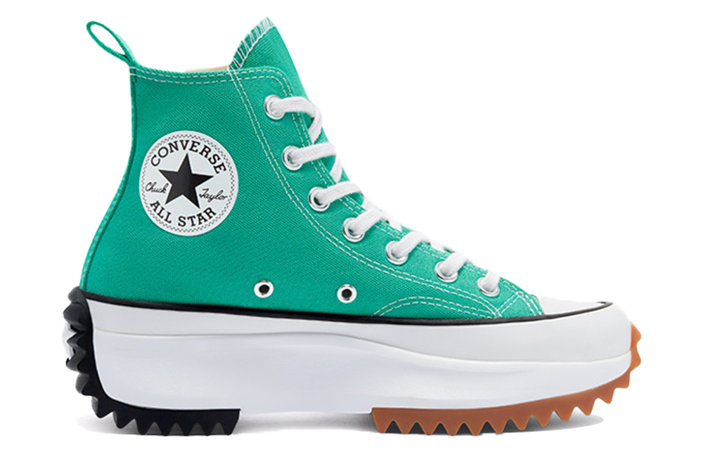Run Star Converse Hike High "Court Green Gum"