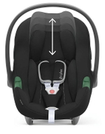 Коляска Cybex Balios S Lux TPE 2025 Aton B2 i-Size Volcano Black 3 в 1 Stormy Blue