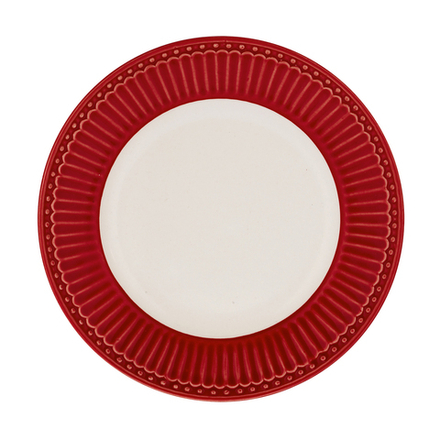 Блюдце Alice red, 17,5 см