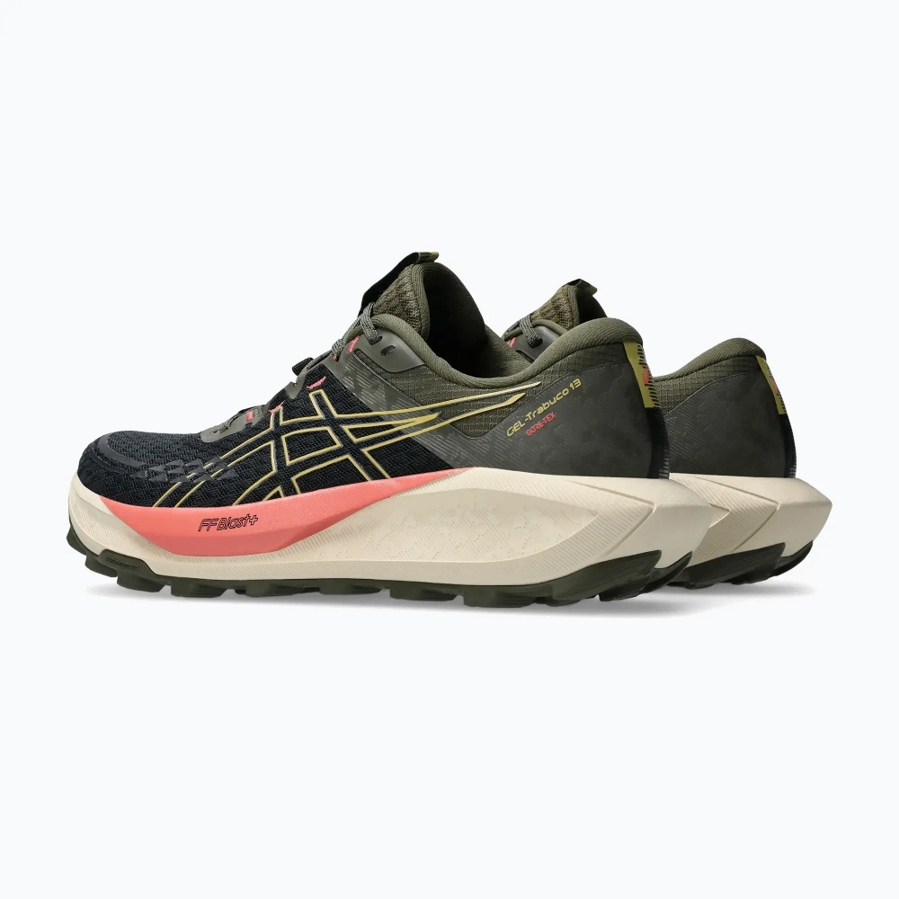 Женские Кроссовки для бега ASICS Gel-Trabuco 13 GTX black/lemongrass