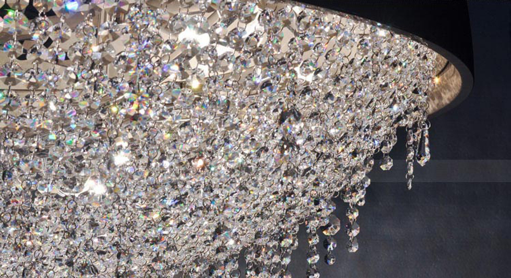 Pendant design lamp Ozero by Manooi D60 (Black)