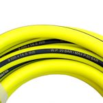 Гибкий  ПВХ шланг с соединениями М 1/4", d 9x14,5мм, длина 10м, цвет желтый