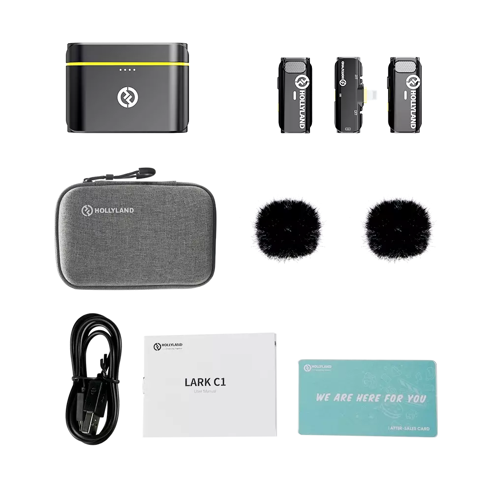 Микрофонная система  Hollyland LarkC1DUO_iPhone_Black