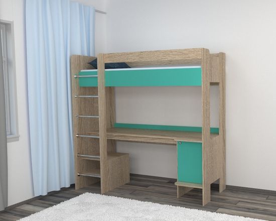 дуб сонома / аква