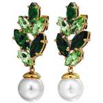 Серьги Dyrberg Kern BALETE SG GREEN_WHITE PEARL 470027