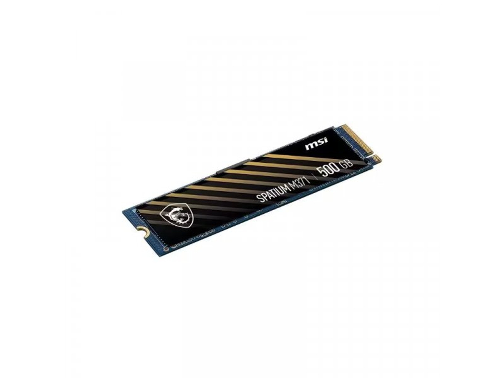 SSD накопитель MSI Spatium M371 500ГБ, M.2 2280, PCIe 3.0 x4, NVMe [S78-440K160-P83]