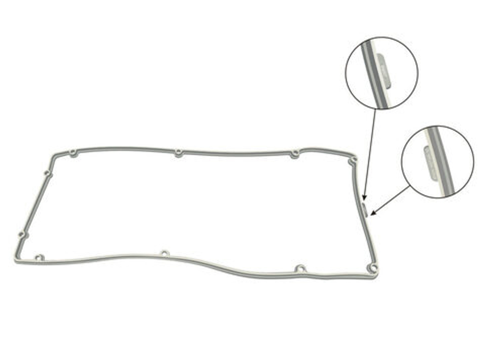 Прокладка клапанной крышки ГАЗ,УАЗ Хантер (ЗМЗ 409 ЕВРО-4) 40624.1007245-10 БМРТ (СИЛИКОН)  шт 22447