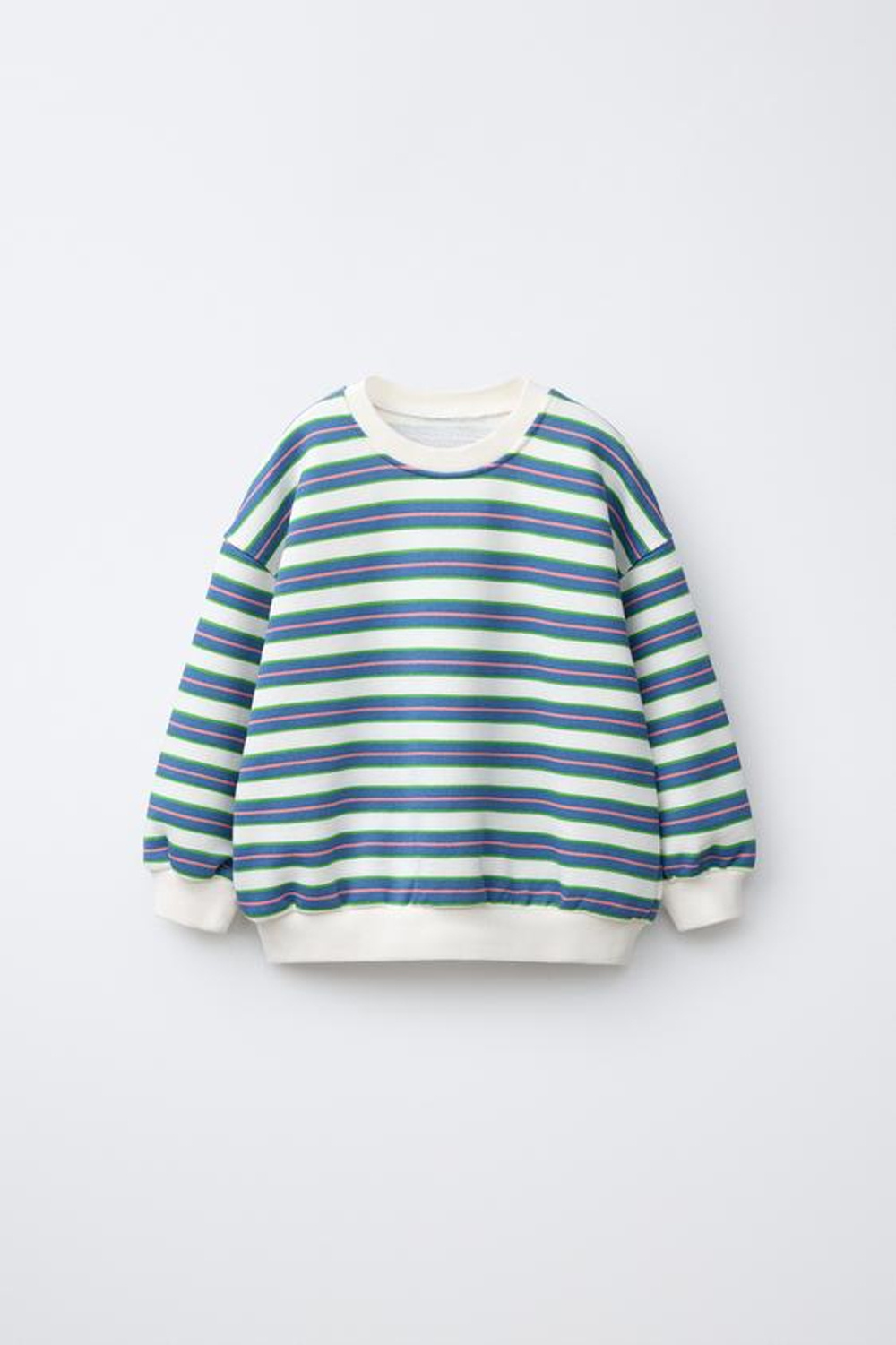 ZARA ТОЛСТОВКА В ПОЛОСКУ, РАЗНОЦВЕТНЫЙ